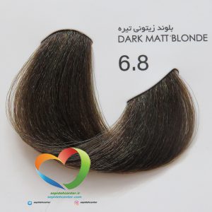 رنگ موی بدون آمونیاک پیکشن شماره 6.8 بلوند زیتونی تیره Piction COLOR Dark Matt Blonde