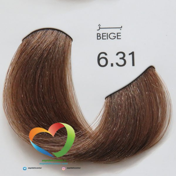 رنگ موی بدون آمونیاک پیکشن شماره 6.31 بژ Piction COLOR Beige