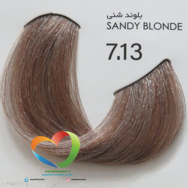 رنگ موی بدون آمونیاک پیکشن شماره 7.13 بلوند شنی Piction COLOR Sandy Blonde