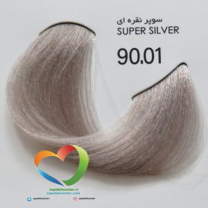 رنگ موی بدون آمونیاک پیکشن شماره 90.01 سوپر نقره ای Piction COLOR Super Silver