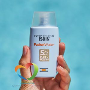 ضد آفتاب بی رنگ فیوژن واتر ایزدین Isdin Fusion Water Sunscreen SPF 50