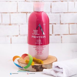 پروتئین‌ مو برزیلی A رزگلد بنفش ( ضد زردی ) Protein rose gold حجم 800 میل