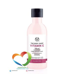 کرم پاک‌کننده صورت ویتامین E بادی شاپ The Body Shop Vitamin E Cream حجم 250 میلی