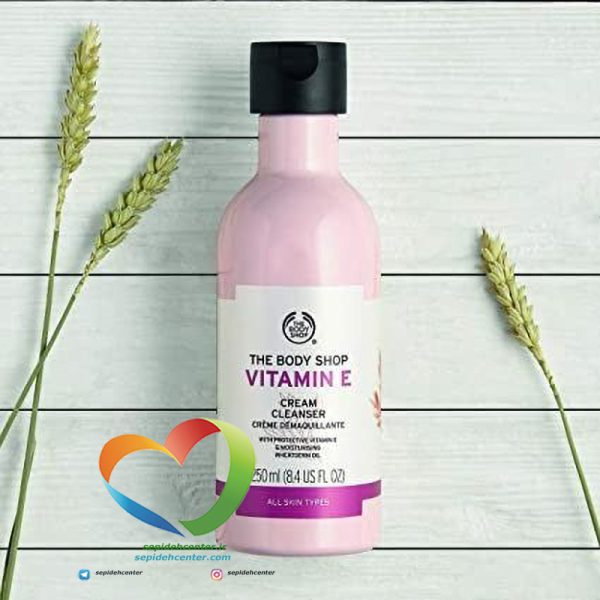 کرم پاک‌کننده صورت ویتامین E بادی شاپ The Body Shop Vitamin E Cream حجم 250 میلی
