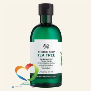 ژل شستشوی صورت تی تری بادی شاپ The Body Shop Tea facial wash حجم 400 میلی