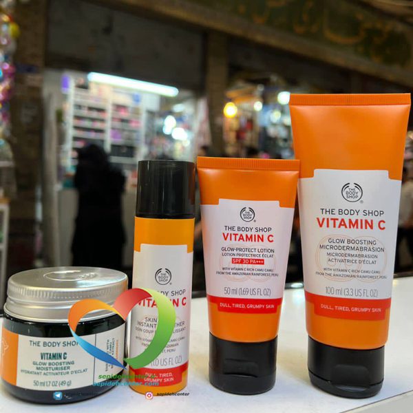 لوسیون ضد آفتاب SPF30 ویتامین C بادی شاپ The Body Shop vitamin C SPF 30 حجم 50میلی