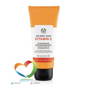 اسکراب میکرودرم ویتامین C بادی شاپ The Body Shop vitamin C microdermabrasion حجم 100میلی