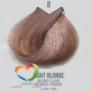 رنگ موی ماکادامیا شماره 8 بلوند روشن طبیعی Hair Color MACADAMIA Light Blonde