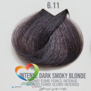 رنگ موی ماکادمیا شماره 6.11 بلوند دودر تیره قوی Hair Color MACADAMIA Intense Dark Smoky Blonde