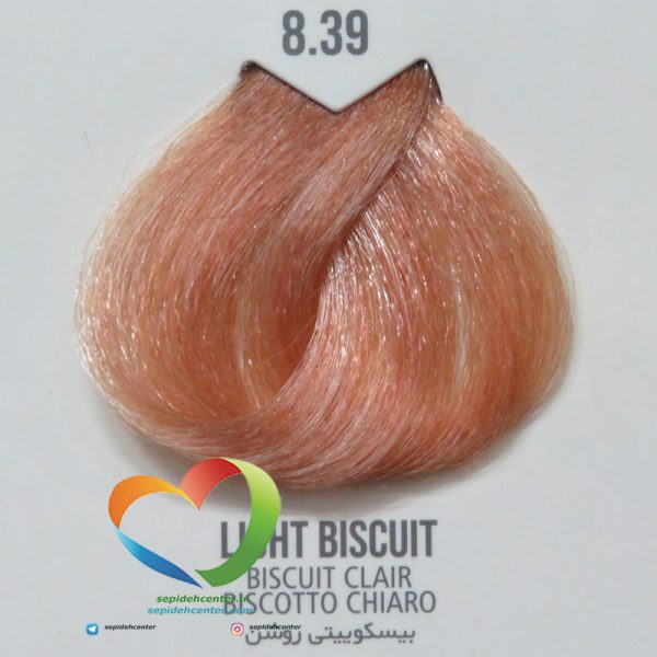 رنگ موی ماکادمیا شماره 8.39 بیسکوییتی روشن Hair Color MACADAMIA Light Biscuit