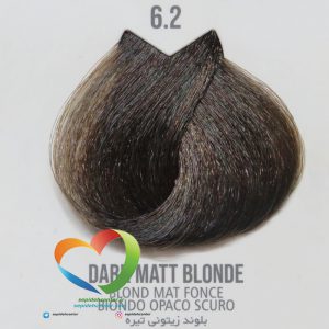 رنگ موی ماکادمیا شماره 6.2 بلوند زیتونی تیره Hair Color MACADAMIA Dark Matt Blonde