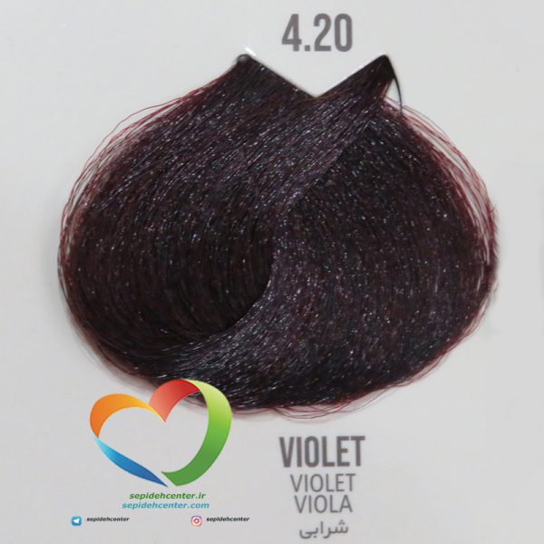 رنگ موی ماکادمیا شماره 4.20 شرابی Hair Color MACADAMIA Violet