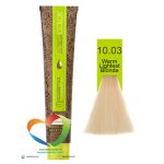 رنگ موی ماکادامیا شماره 10.03 بلوند پلاتینه گرم Hair Color MACADAMIA Warm Lightest Blonde