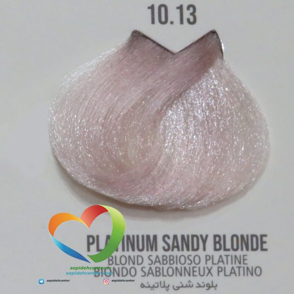 رنگ موی ماکادمیا شماره 10.13 بلوند شنی پلاتینه Hair Color MACADAMIA Platinum Sandy Blonde