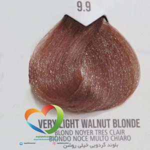 رنگ موی ماکادمیا شماره 9.9 بلوند گردویی خیلی روشن Hair Color MACADAMIA Very Light Walnut Blonde