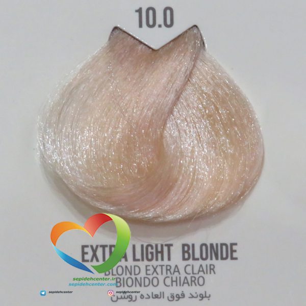 رنگ موی ماکادمیا شماره 10.0 بلوند فوق العاده روشن Hair Color MACADAMIA Extra Light Blonde
