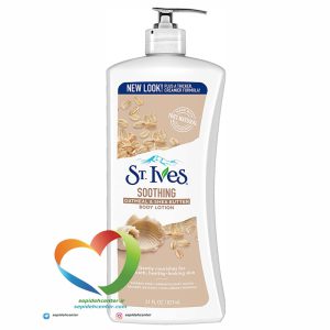 لوسیون بدن سینت ایوز مخصوص پوست خشک St Ives Soothing for Dry Skin حجم 621 میل