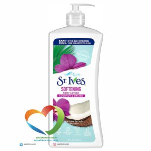 لوسیون بدن شیر نارگیل و ارکیده سینت ایوز ST.Ives Softening Coconut and Orchid حجم 621 میل