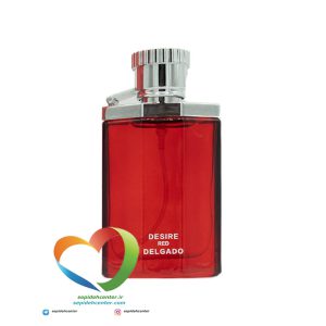 ادکلن جیبی مردانه دلگادو مدل دیزایر قرمز perfume Delgado DESIRE RED حجم ۲۵ میل