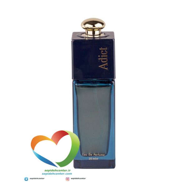 ادکلن جیبی زنانه دلگادو مدل ادیکت Delgado women's pocket perfume Adict حجم 25 میل