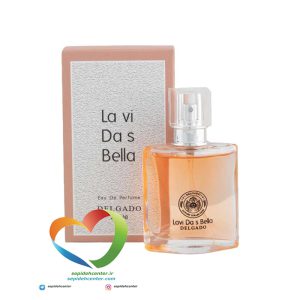 ادکلن جیبی زنانه دلگادو مدل لاوی بل Delgado women's pocket perfume LA VIDA ES BELLA حجم 25 میل