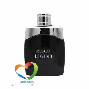 ادکلن جیبی مردانه دلگادو مدل لجند مشکی Delgado LEGEND men's perfume حجم 30 میل