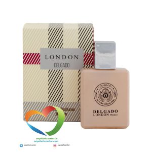 ادکلن جیبی زنانه دلگادو مدل لندن زن Delgado women's pocket perfume LONDON حجم 25 میل