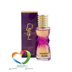 ادکلن جیبی زنانه دلگادو مدل مانیفستو Delgado women's pocket perfume MANIFEET حجم 25 میل