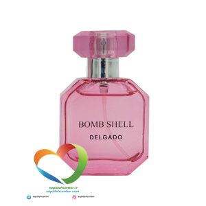 ادکلن جیبی زنانه دلگادو مدل ویکتوریا سکرت بامشل Delgado perfume, model SECRET BOMBSHELL حجم 25 میل