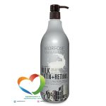 شامپو ضدریزش بدون سولفات بیوتین مورفوس Morfose Shampoo Milk Biotin Retinol حجم 1000 میل