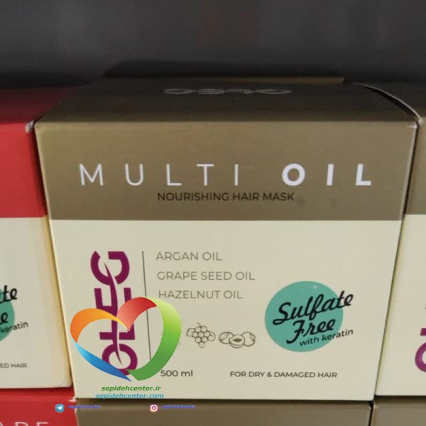 ماسک مو آرگان MULTI OIL اولگ OLEG Multi Oil Argan حجم 500 میل