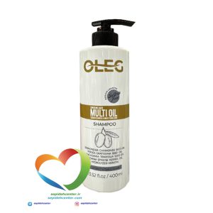 شامپو نرم کننده و مرطوب کننده مولتی اویل اولگ OLEG Multi Oil Shampoo حجم 400 میل