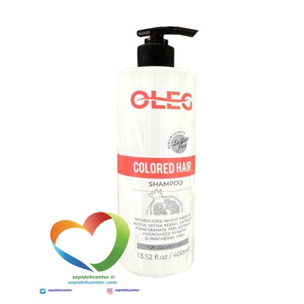 شامپو موهای رنگ شده اولگ OLEG Colored Hair Shampoo حجم 400 میل