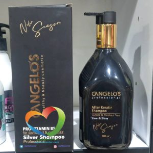 شامپو بعد کراتین فری سولفات گانگلوس Gangelos Free Sulfat Shampoo حجم 500 میل