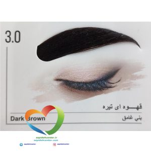 کیت رنگ ابرو ماگرای شماره 3.0 قهوه ای تیره Magray Brow Tint Eyebrow Dark Brown