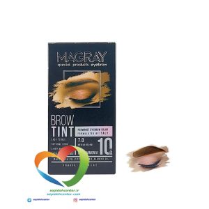 کیت رنگ ابرو ماگرای شماره 7.0 بلوند متوسط Magray Brow Tint Eyebrow Medium Blonde