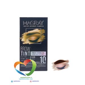 کیت رنگ ابرو ماگرای شماره 6.65 تنباکویی Magray Brow Tint Eyebrow Tobacco