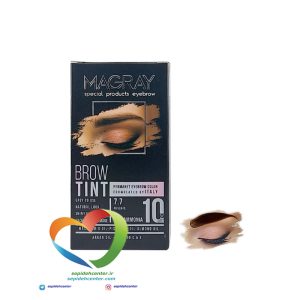 کیت رنگ ابرو ماگرای شماره 7.7 نسکافه ای Magray Brow Tint Eyebrow Nescafe