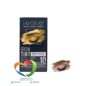 کیت رنگ ابرو ماگرای شماره 8.13 کنفی Magray Brow Tint Eyebrow Hemp