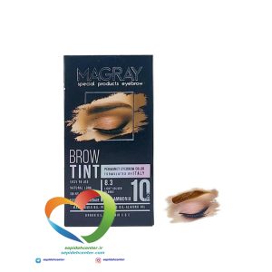 کیت رنگ ابرو ماگرای شماره 8.3 بلوند طلایی روشن Magray Brow Tint Eyebrow Light Golden Blonde