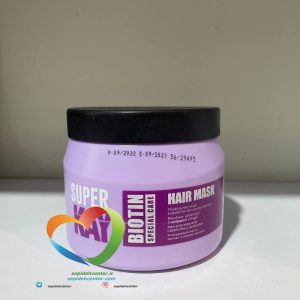 ماسک مو کاسه ای بیوتین سوپرکی SUPER KAY BIOTIN CARE HAIR MASK حجم 500 میلی