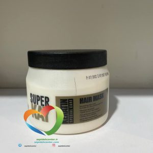 ماسک مو کاسه ای خاویار کراتین SUPER KAY COLLAGEN KERATIN HAIR MASK حجم 500 میلی