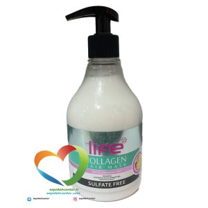 ماسک مو لایف مدل کلاژن بدون سولفات life Mask Hair Sulfate-Free حجم 500 میلی لیتر