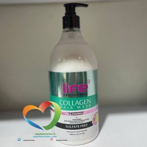 ماسک مو لایف کلاژن بدون سولفات life Mask Hair Sulfate-Free حجم 1000 میلی لیتر